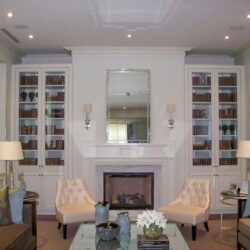 Built In Custom Cabinetry Fireplace Bookcase