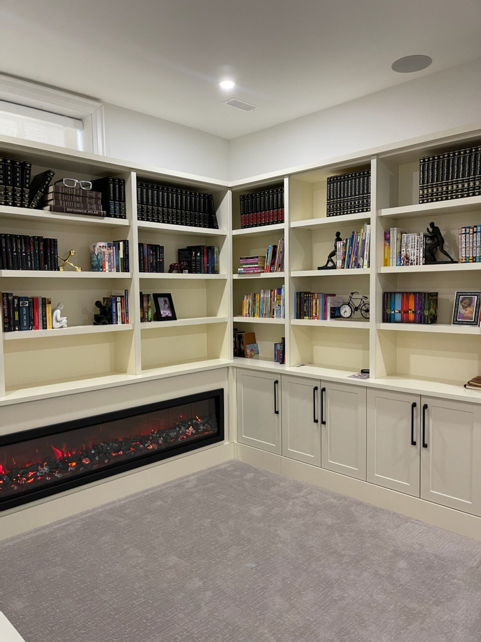 Custom Built-in Library & Bookshelve by Space Age Closets & Custom Cabinetry in Toronto