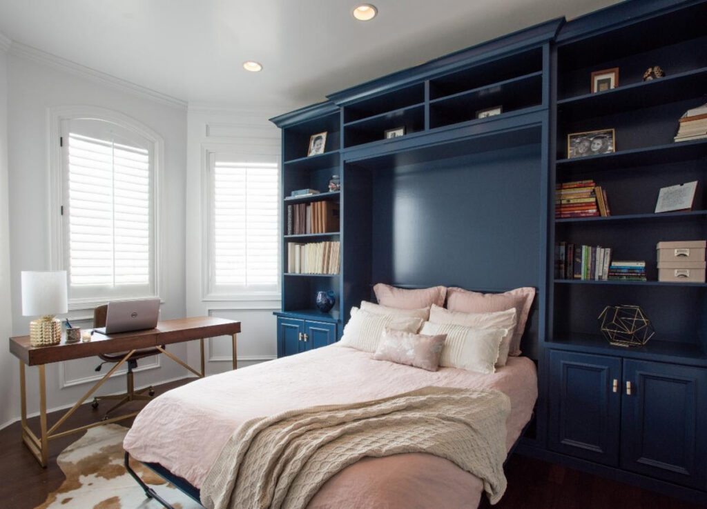 Murphy bed with storage