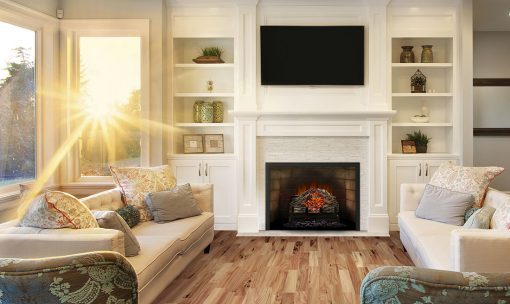 Custom Fireplace Built-in Cabinetry